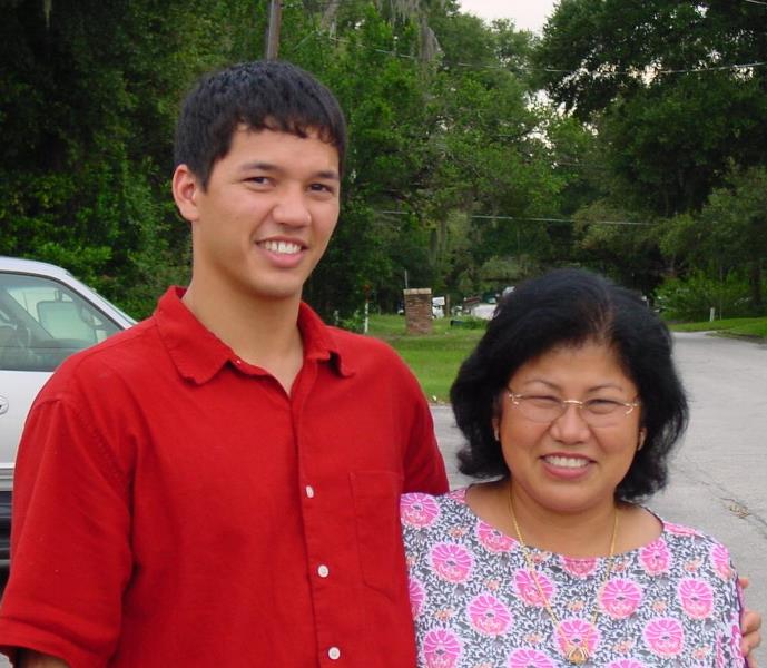 Rob Murray and my Mom, Wong